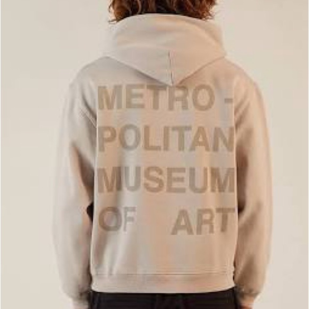Metropolitan Museum of Art Beige Hoodie